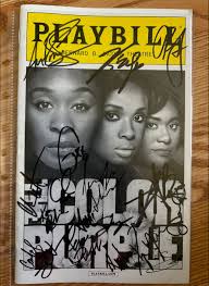 This is a collection of Broadway signed posters. This collection includes  posters of "Mama Mia", "Hairspray", "Smokey Joe's Cafe", and "A Bronx  Tale". "Ain't Too Proud" is unavailable. I would sell all