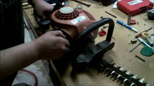 Stihl Hs 45 Hedge Trimmer Repair How To Sharpen Hedge Trimmer Blades Youtube