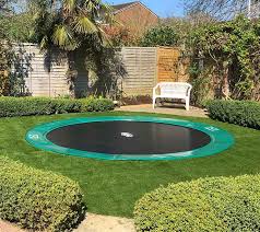 sunken trampolines for both the