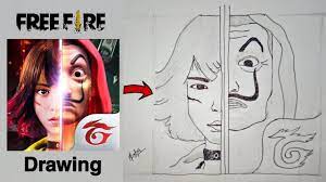 Best price guaranteed simple licensing. How To Draw Free Fire Logo Freefire Money Heist Drawing Freefire New Update Satya Saraf Youtube