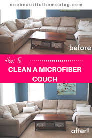 Use the paper towel to blot up the stain. How To Clean A Microfiber Couch It S Easy One Beautiful Home