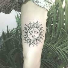 Sun and moon tattoo is one of the most popular tattoo designs among couples. 25 Sun And Moon Tattoo Design Ideas Design Ideas Moon Sun Tattoo Moon Tattoo Designs Sun Tattoo Designs Sun Tattoos
