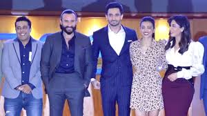 Saif Ali Khan With Radhika Apte Chitrangada And Rohan Mehra At Trailer Launch Of Film Bazaar Youtube
