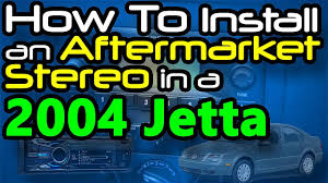 How to install car radio autoradio wiring harness stereo installation. How To Install An Aftermarket Stereo In A 2004 Jetta Youtube