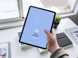 Download Free Tablet In Hand Mockup Psd Free Psd Mockup Templates Best Freebie Mockups