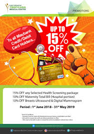 Rumah sakit di malaysia (id); Thomson Hospital Kota Damansara On Twitter Good News For All Maybank Credit And Debit Card Holders Enjoy 10 15 Off Selected Health Screening Packages As Well As Maternity Bill Breast Ultrasound And Mammogram