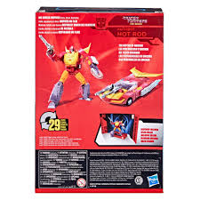 Figura Transformers: O Filme de 1986, Studio Series 86 Classe Voyager,  Autobot Hot Rod - F0712 - Hasbro, Vermelho, amarelo e laranja |  Amazon.com.br