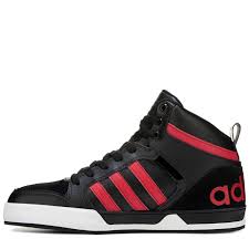 Adidas Black And Red High Tops Men S Neo Raleigh 9tis High Top Sneaker