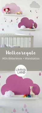 Wolken Wandtattoo Fur Ikea Bilderleiste Rosa Wandtattoo Wolken Kinder Zimmer Bild Leiste