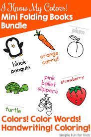 The following 24 files are in this category, out of 24 total. I Know My Colors Mini Folding Book Bundle Printable Simple Fun For Kids Shop