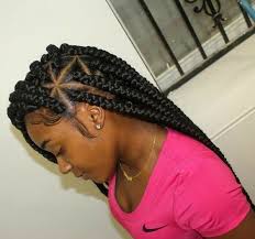 A fishtail braid by itself is a complicated hairstyle, which looks unique. African Hair Braiding Is Very Versatile Micro Braids Cornrows Fishtail Braids Blocky Braids Box Braids Styling Braided Hairstyles Girls Hairstyles Braids