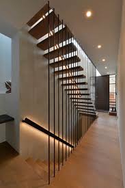 Finally it is important to insure that the bottom dimension of the handrail will accommodate the top of the baluster to which it is attached. Design Detail These Wood Stairs Have A Handrail With Hidden Lighting Home Stairs Design Stairway Design Stairs Design Modern