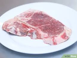 The steak should be well marbled, which means that you can see lots of swirly white veins of fat all over the meat. How To Marinate A Steak 9 Steps With Pictures Wikihow