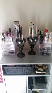 Why Buy Diy Brush Holders And Makeup Organizers All Parts From The Dollar Tree Makeup Room Diy Dollar Store Diy Organization Makeup Organization Diy