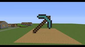 Feedback is appreciated view map now! Minecraft Pixel Art Tutorial Diamond Pickaxe Youtube