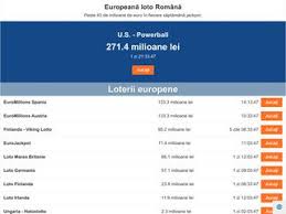 Rezultate loto, loto 6 din 49, loto 6/49. Ro Eurooppalotto Eu Domainstats Com