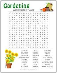 They build language skills, increase vocabulary and encourage conversation. Gardening Word Search Puzzle Word Puzzles For Kids Word Search Puzzles Printables Free Printable Word Searches