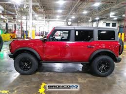 There is no official information yet, but we will likely see an ecoboost. Check Out A Red 2021 Ford Bronco First Edition Coming Together With Graphics Autoevolution