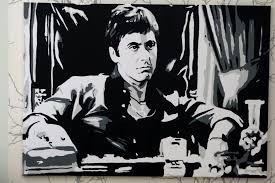 Black And White Scarface Sketch Scarface Al Pacino By Afraga On Deviantart Scarface Art Drawings