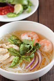 Chicken And Shrimp Pho Vietnamese Chicken Noodle Soup Recipe Shrimp Pho Asian Soup Recipes Chicken And Shrimp