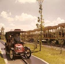 Astroworld European Village Letaxi 610 Limited Train On The Track Houston History Amusement Park Rides Astroworld Houston