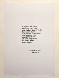 Anniversary Gifts For Him Or Her Soulmates Love Poem Twin Flames Love At First Sight Typed B Love Poems For Him Love Poems Quotes For Him