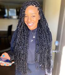This is a detailed video on how to part your natural hair for box braids, passion twists etc it is very beginner friendly and i hope it helps. Bahalocs On Instagram Waist Length Triangle Part Passion Twists I Get The Sweetest And Pr Braids For Black Hair Waist Length Passion Twists Passion Twists
