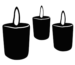 Burning candles decoration on white background vector illustration. Votive Candle Cliparts Cliparts Zone