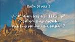 Psalm 24 vers 2 en 4 - Wie klimt den berg des HEEREN op? - YouTube