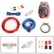 It just doesn't get any easier than this: 10 Gauge 1500w Cable Car Amplifier Kit Amp Audio Rca Sub Subwoofer Wiring Wire Ebay
