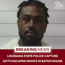 Louisiana State Police and Baton Rouge Police Department have re-captured  sixth inmate in Baton  Rouge>>>https://www.wdsu.com/article/sixth-escaped-inmate-captured-orleans-parish-jail/64832507
