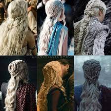 daenerys hair through the seasons daenerys daenerystargaryen stormborn daenerysstormborn khal daenerys targaryen hair daenerys hair hair styles