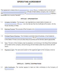 These provisions might include a description for the process of amending the agreement some llc operating agreements may include special agreements that must be signed. Guru Pintar Texas Series Llc Operating Agreement With Asset Protection Provisions Template Series Llcs Wise Or Risky Strategy Wolters Kluwer You Can Stipulate In The Operating Agreement How An Llc