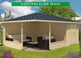 Der geschützte platz im garten. 5 Eck Gartenlaube Maik 40 Mit Anbau Gartenlaube Holz Pavillon Gartenhaus