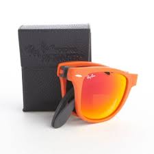 Ray Ban Foldable Wayfarer Orange Women S Fashion Watches Accessories Other Accessories On Carousell