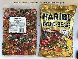 Haribo Gummibears Gold Bears 5 Pound Bags Original Sweets German Candy Ebay