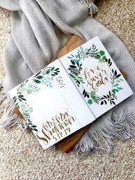 Eucalyptus Painted Bible Personalized Bible Esv Journaling Etsy Hand Painted Bible Cover Wedding Bible Personalized Bible