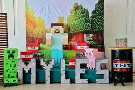 This really did not take me that long or cost me all that much. Kara S Party Ideas 7th Birthday Minecraft Party Kara S Party Ideas