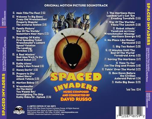 SPACED INVADERS - Original Soundtrack by David Russo