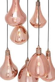 Next Malmo Copper Effect 7 Light Cluster Pendant Ceiling Lighting Chandelier Ceiling Pendant Lights Ceiling Lights Ceiling Pendant