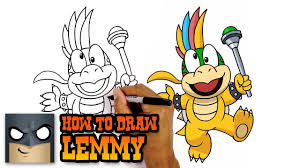 For boys and girls, kids and adults, teenagers and toddlers, preschoolers and older kids at school. How To Draw Koopalings Morton Koopa Super Mario Youtube