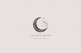 Premade Moon Brand Logo Design For Blog Or Small Business Etsy Spiritual Logo Moon Logo Branding Design Logo