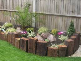 Raised Flower Beds Railway Sleepers Garden Tips And Tricks Diy Raised Garden Diy Garden Bed Sleepers In Garden