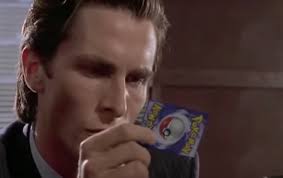 On april 14th, 2000, the film american psycho was released in the united states. American Psycho With Pokemon Cards Bloody Disgusting