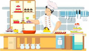While you cannot convert an image to html code, you can save the image locally or at a specific web addre. Cooking Work Background Chef Kitchen Icons Cartoon Character Free Vector In Adobe Illustrator Ai Ai Format Encapsulated Postscript Eps Eps Format Format For Free Download 2 40mb