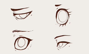 These reference guides will start by drawing the overall shape of the eye and the crease, you can use a variety of shapes to express the characteristics of the eye that you are drawing. How To Draw And Color Eyes Anime Or Semi Realistic Draw Central