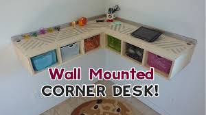 The making process was quick and easy. Diy Wall Mounted Stand Up Desk Youtube