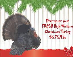 You'll want to plan on about 1.25 pounds of turkey per person attending. High Welfare Fresh Turkey