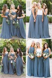 Dusty Blue Bridesmaid Dresses Weddings Dresses Weddingideas Bridesmaids B Dusty Blue Bridesmaid Dresses Blue Bridesmaid Dresses Wedding Bridesmaid Dresses