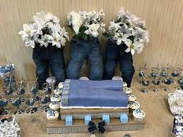 Denim And Diamonds Baby Shower Denim Baby Shower Denim Themed Party Blush Baby Shower Decor